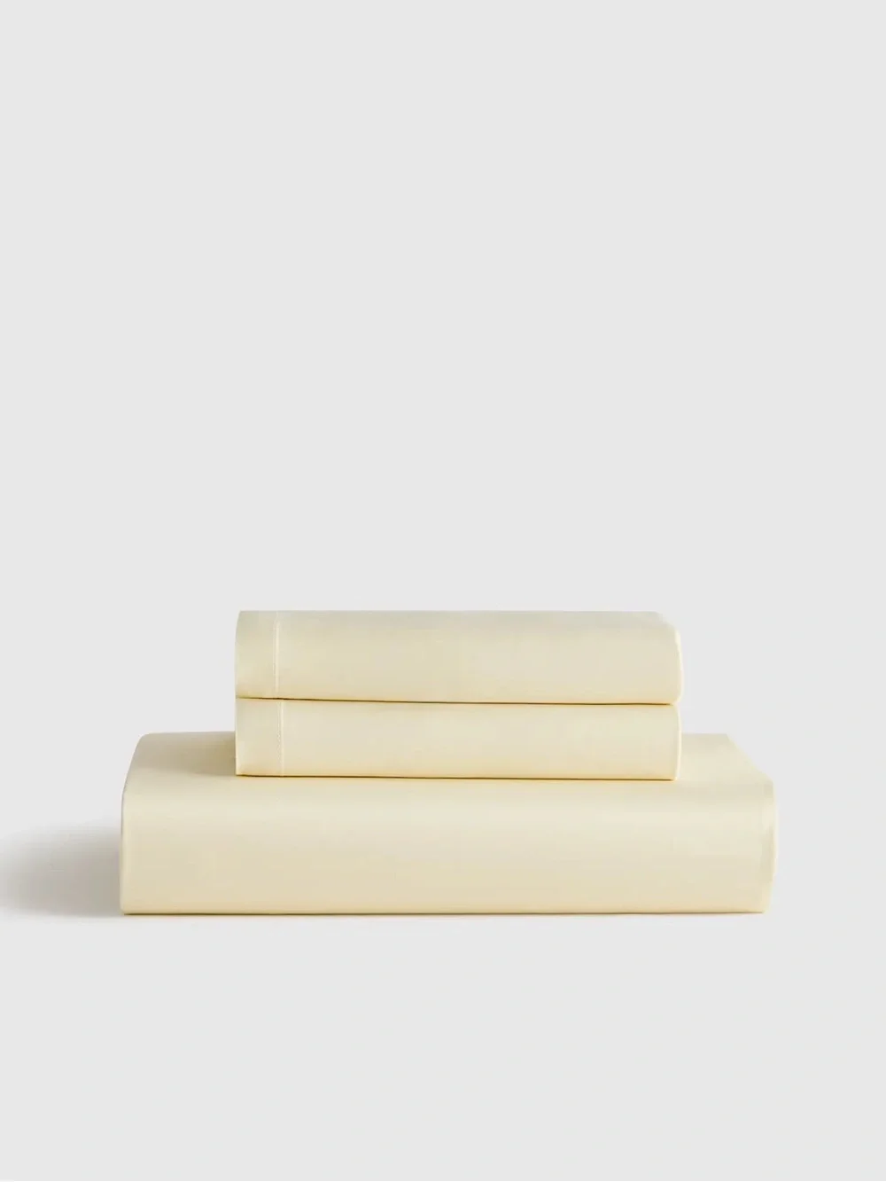 Like New Bamboo Fitted Sheet Set - Full, Butter Yellow